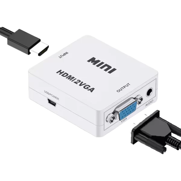 Adaptador de HDMI a VGA 1080P