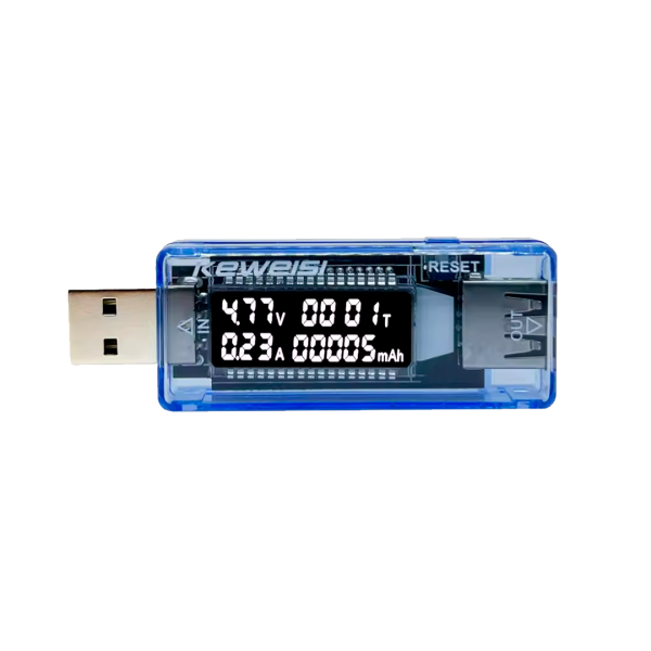medidor de voltaje y corriente USB