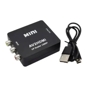 Convertidor Adaptador de Video Mini AV (RCA) a HDMI 1080p