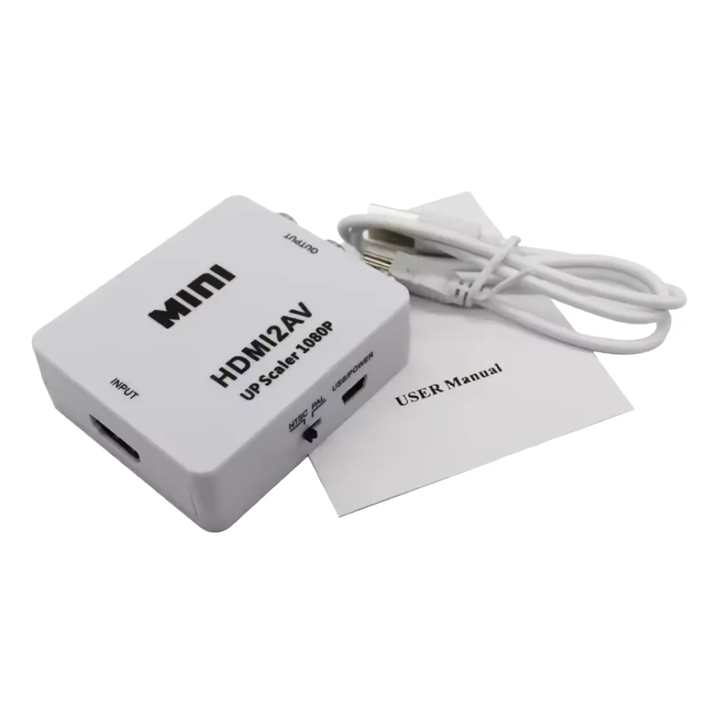 Convertidor Adaptador Mini HDMI a VGA con Salida de Audio 3.5mm