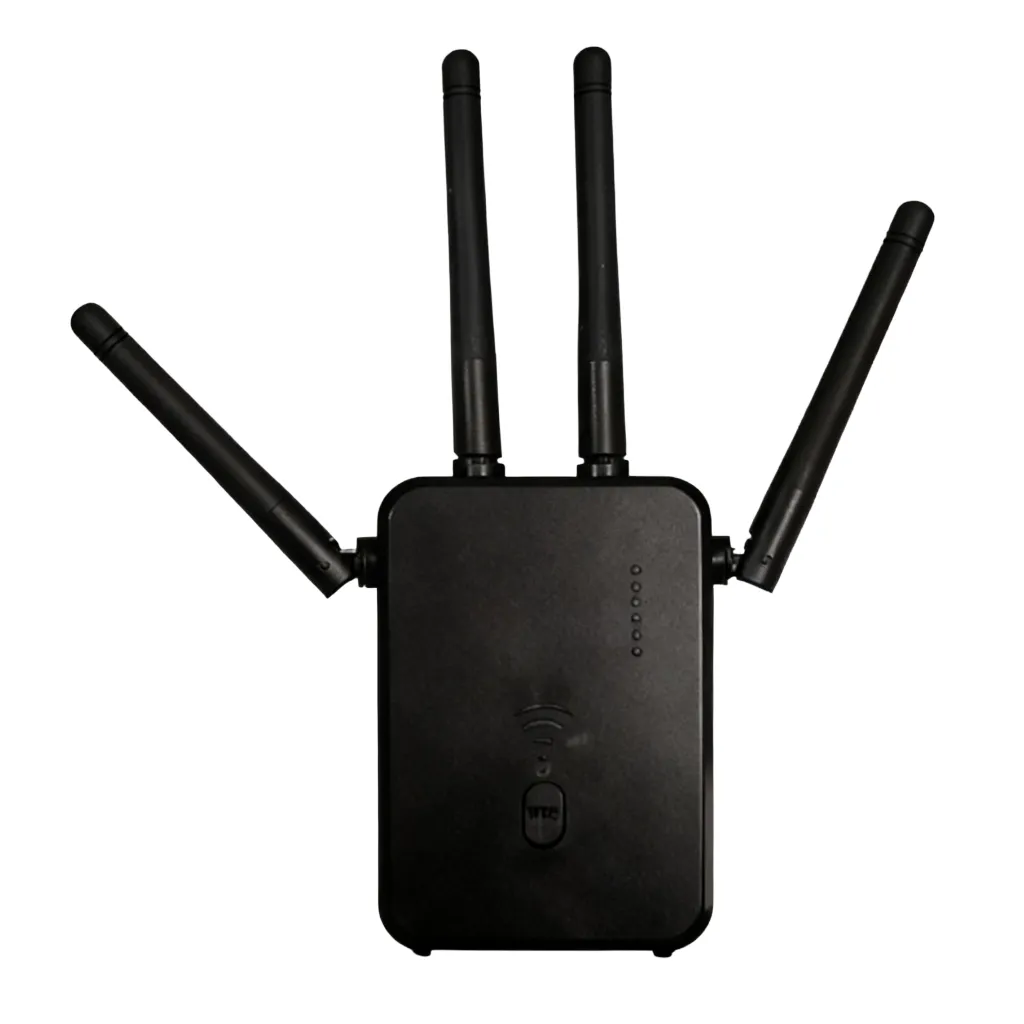 Repetidor Amplificador WiFi Doble Banda AC1200 con 4 Antenas Externas