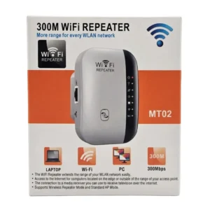 Repetidor Extensor de Señal WiFi 300 Mbps MT02