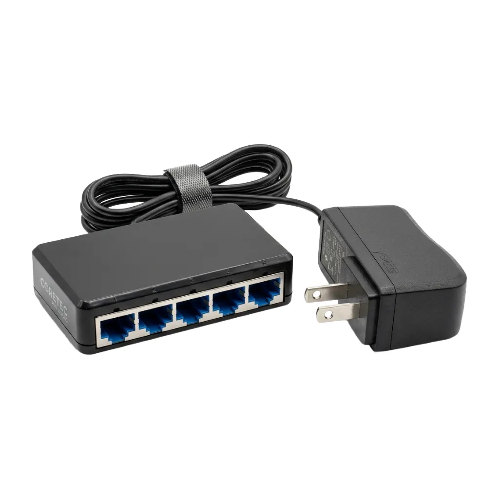 Switch de Red Ethernet 5 Puertos Gigabit (Base 1000)